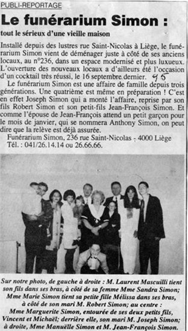 img2 funerailles saint nicolas liege | Pompes funèbres à Liège, Funérailles Simon & Fils